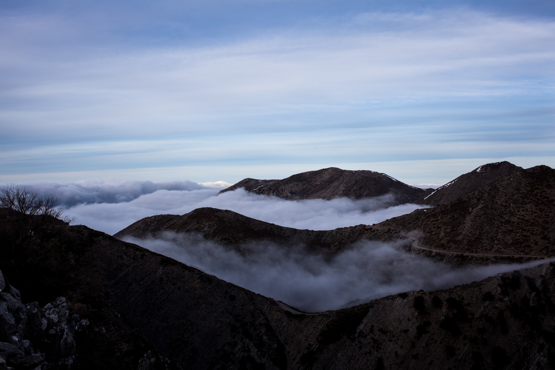 Above the clouds