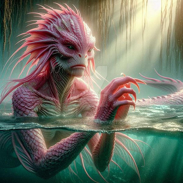 Fish Monster 3 by antlumdevi on DeviantArt