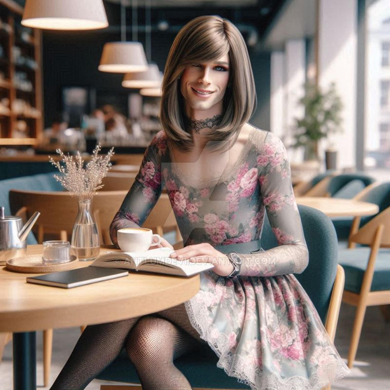 Crossdresser In Cafe 2020s Style By Antlumdevi On DeviantArt crossdresser-in-cafe-2020s-style-by-antlumdevi-on-deviantart