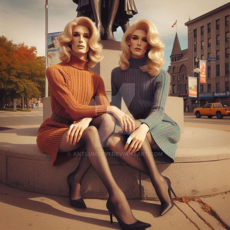 CD Fashion show in the city park. 1980s by antlumdevi on DeviantArt