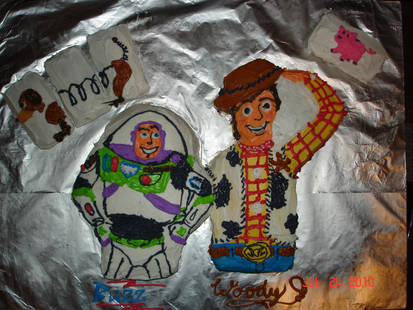 Buzz and Woody Birthday Cake