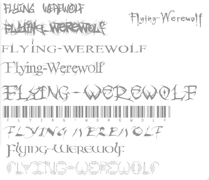 Flying-Werewolf by NukaNuNanie on DeviantArt