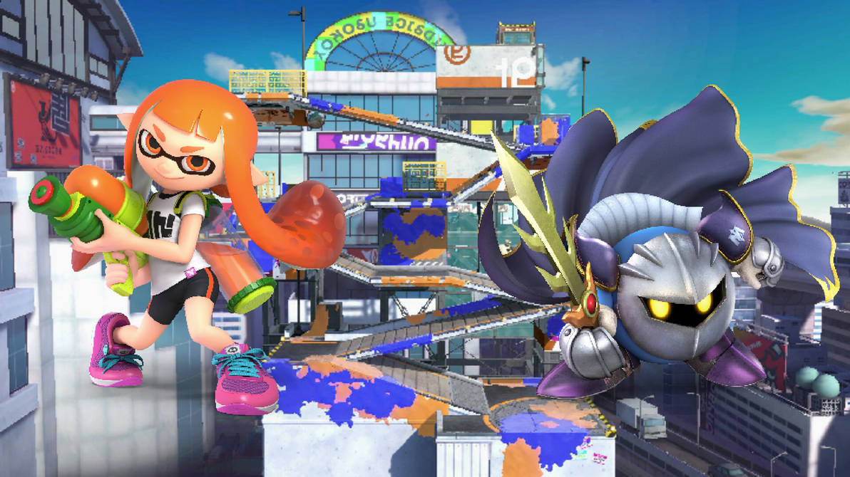 Inkling Girl Vs. Meta Knight by DaquanHarrison22 on DeviantArt