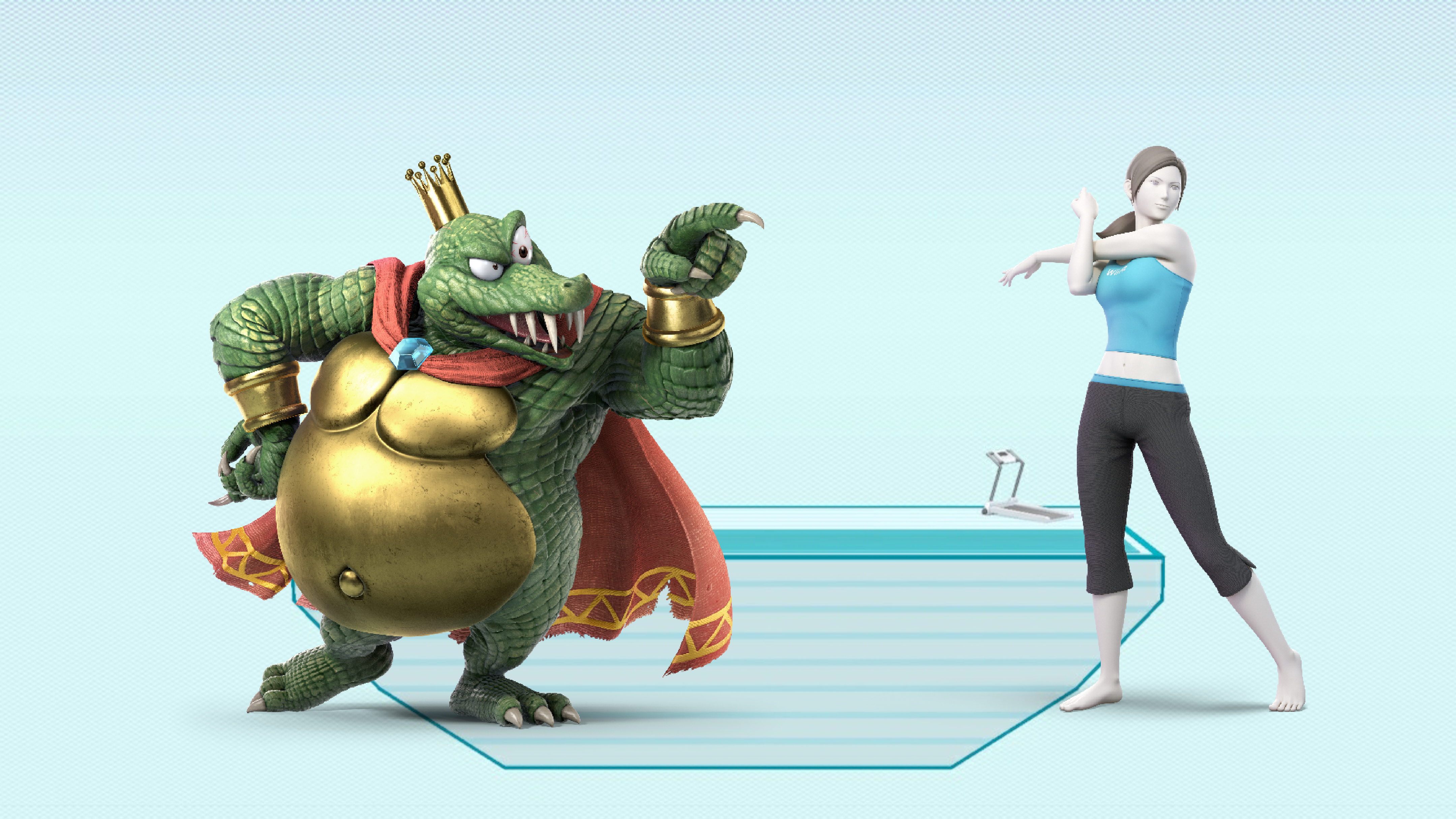 King K Rool Vs Wii Fit Trainer By Daquanharrison16 On Deviantart