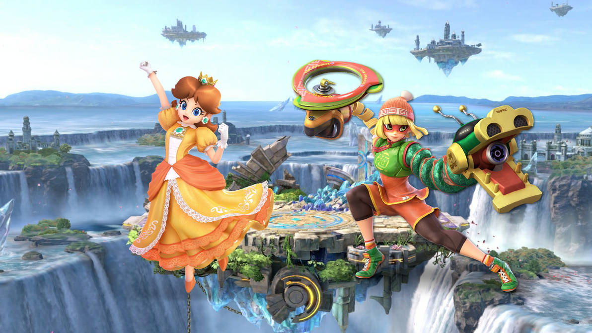 Min Princess Princess Daisy Vs. Min Min by DaquanHarrison22 on DeviantArt