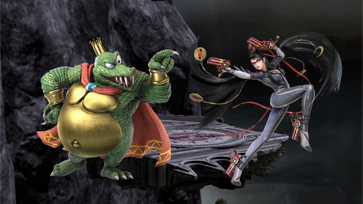 King K. Rool Vs. Bayonetta by DaquanHarrison22 on DeviantArt