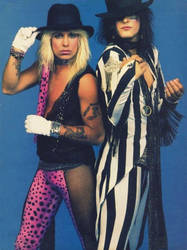 Nikki Sixx and Vince Neil