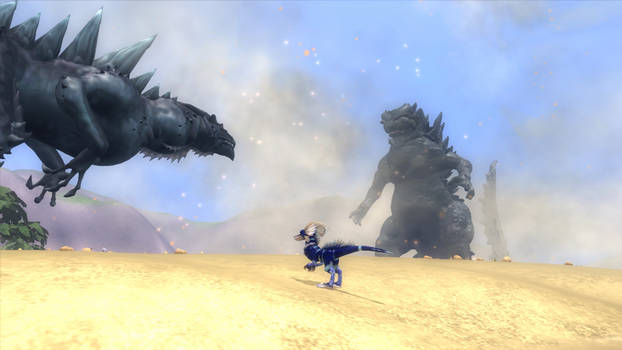 Random Spore Screenshot - Zilla vs. Godzilla