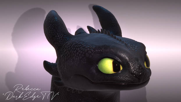 Nightfury Render - ZBrush + Blender