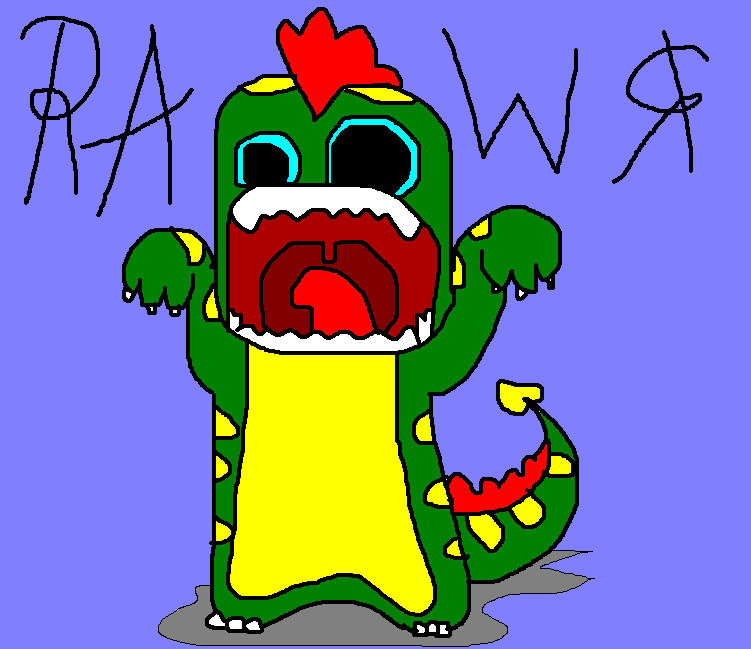 Rawr.. I'm a dinosaur by windblownwolf on DeviantArt