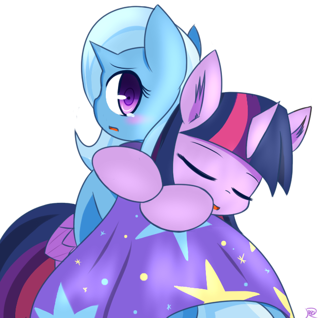 Twilight spakle and Trixie