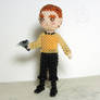 Beaded doll: Captain James T. Kirk