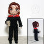 Beaded doll: Captain Kathryn Janeway