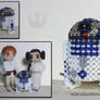 Beaded doll: R2-D2