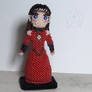 Beaded doll: Jadzia Dax (Wedding Dress)