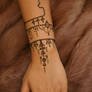 ~Antique jewelry inspired henna tattoo hand~