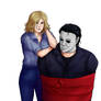 Michael Myers and Laurie Strode