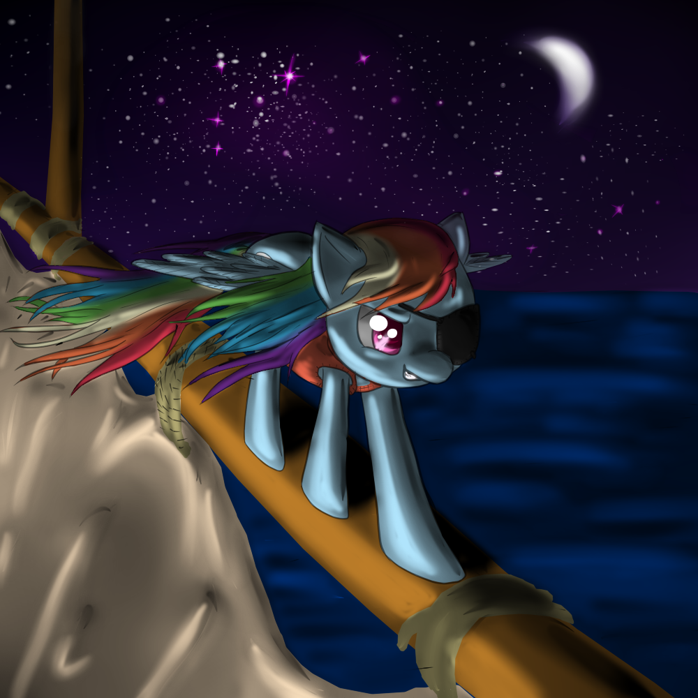 Pirate Rainbow Dash