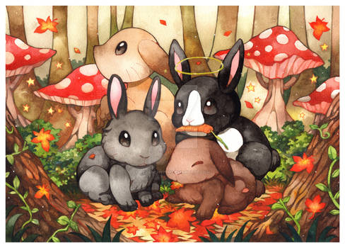 Commission - Rabbit Forest