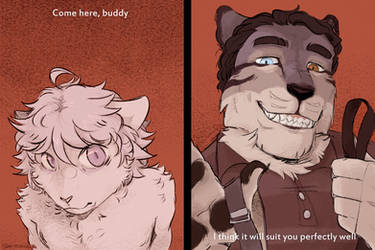 him and his beloved pet