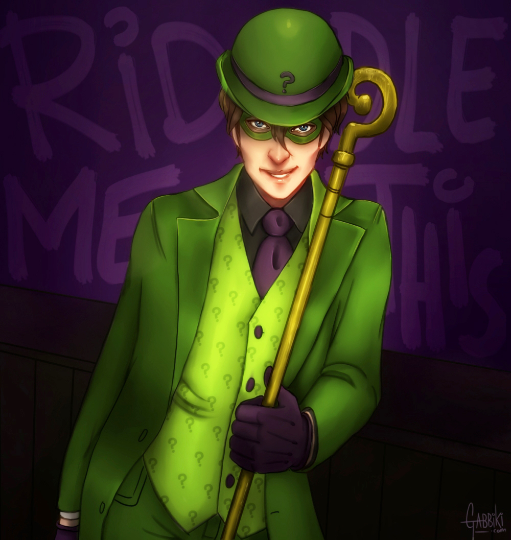 Ngyma Riddler The Riddler aka Edward Nygma by gabbiki on DeviantArt