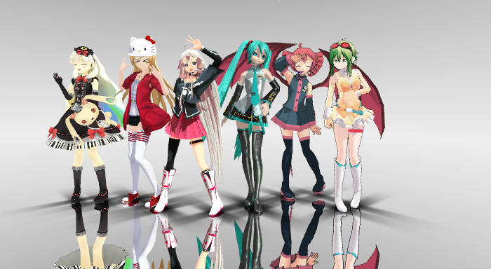 MMD- My favorite models by kianababy1990 on DeviantArt