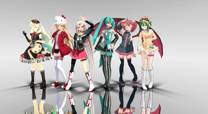 MMD- My favorite models by kianababy1990 on DeviantArt