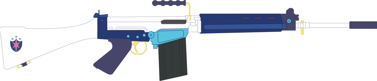 Shining Armor's FN FAL assult rifle by Stu-artMcmoy17 on DeviantArt