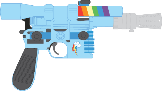 Rainbow Dash's BlasTech DL-44 Blaster