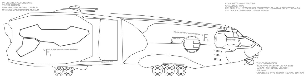 Challenge-type shuttle