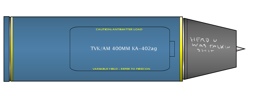 400mm TVK/AM tank gun shell by Exofuture on DeviantArt