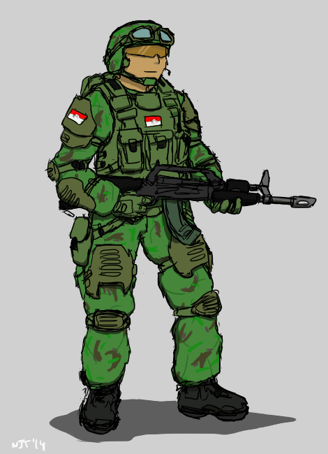 Imperial Cirasthayi infantryman