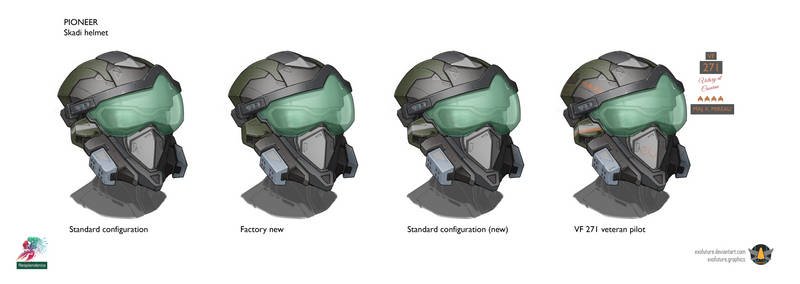 [Commission] Resplendence: Skadi helmet