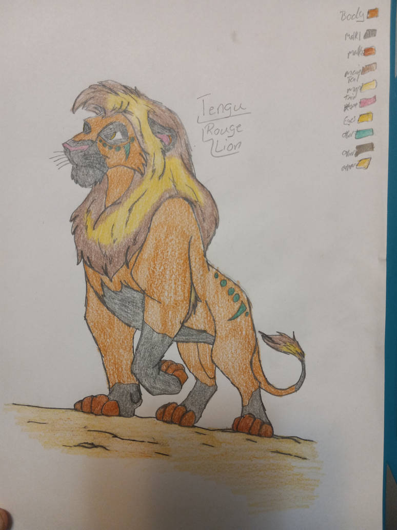 Tengu Rouge Lion by RoseHeart29 on DeviantArt