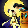 Aladdin balcony scene colored