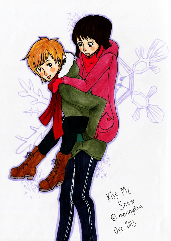 Fanart: Kiss me Snow Keiji and Asami