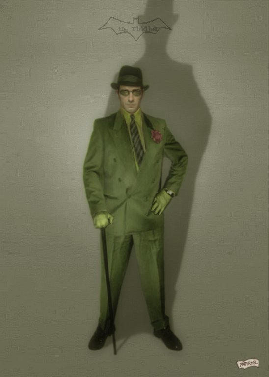 The Riddler pinup by simonpimpernel on DeviantArt