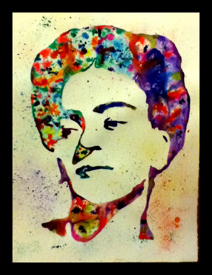 Frida Kahlo Watercolor