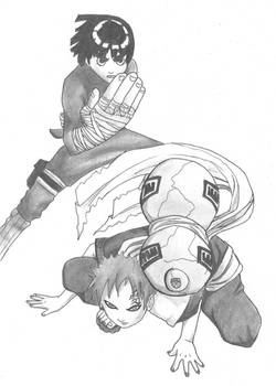 rock lee and gaara