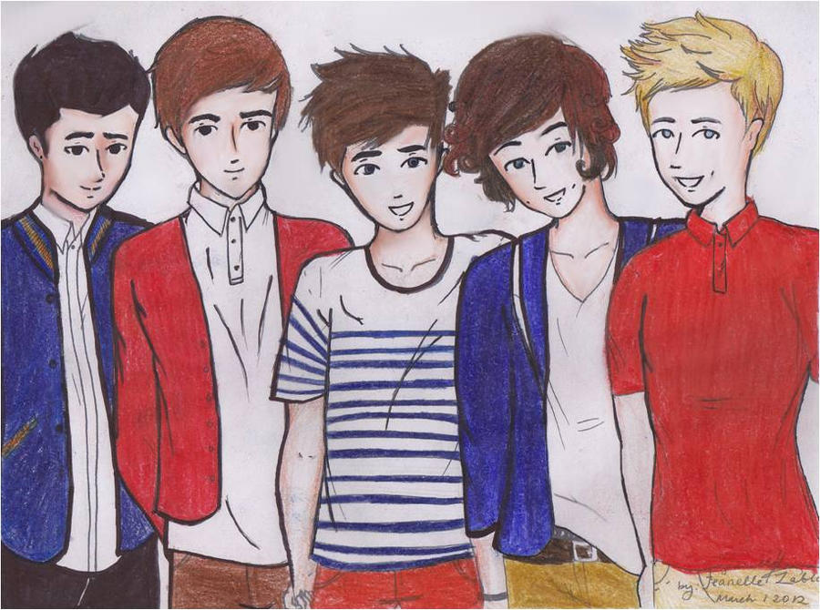 One Direction Deviantart ONE DIRECTION by momotaruu on DeviantArt
