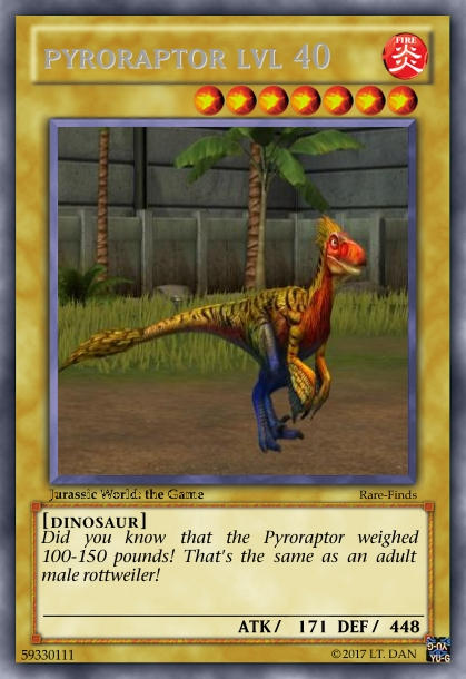 Pyroraptor Lvl 40 by godzillanut54 on DeviantArt