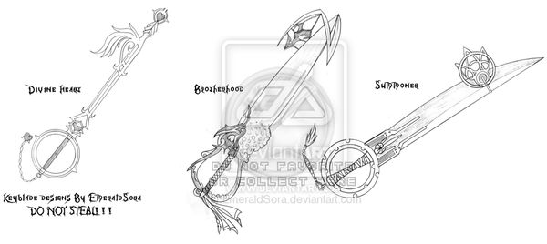 Keyblade Designs set 4 by KeyBladeGang on DeviantArt
