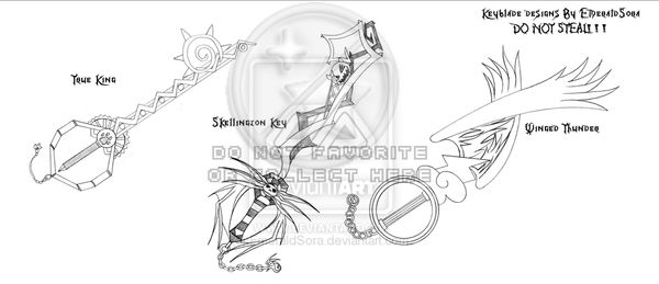 Custom Keyblade Forms Keyblade Designs set 2 by KeyBladeGang on DeviantArt