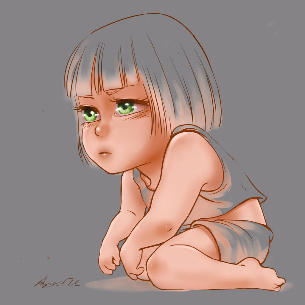 Cute little Girl Manga by Torbak