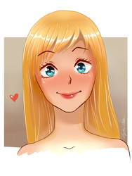 Manga Girl Smile