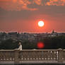 sunset in Paris