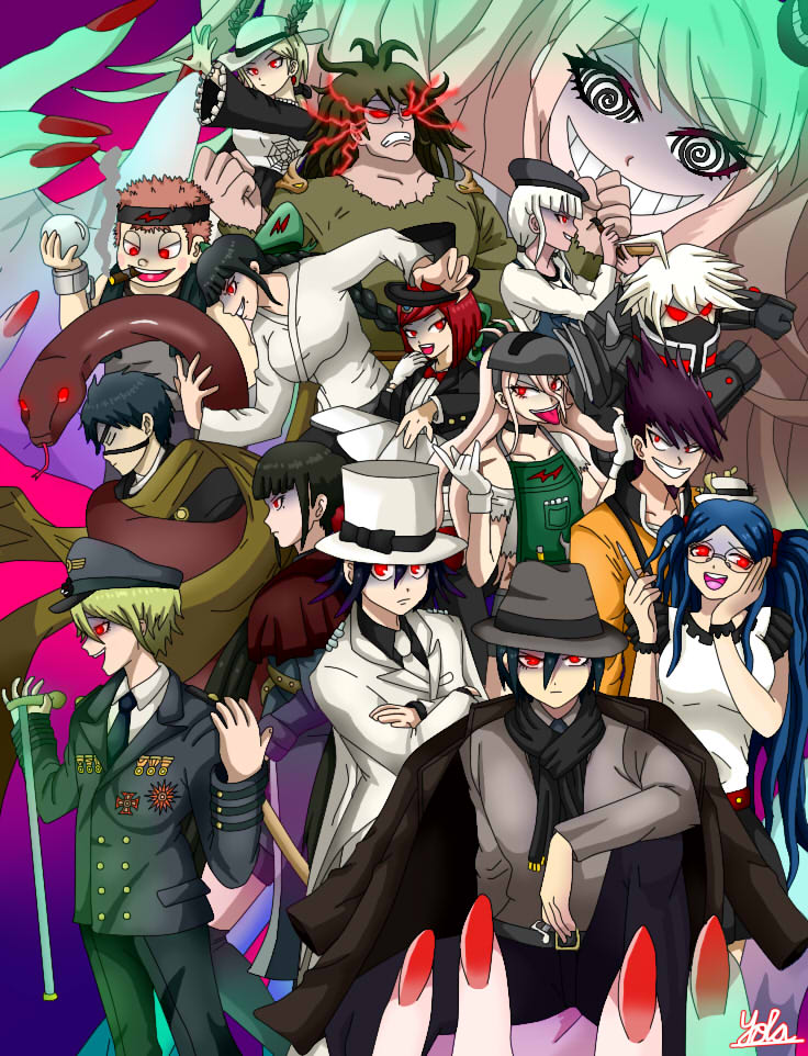 V3 students as remnants of despair by Yola96 on DeviantArt