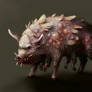 Concept of mutant pig.