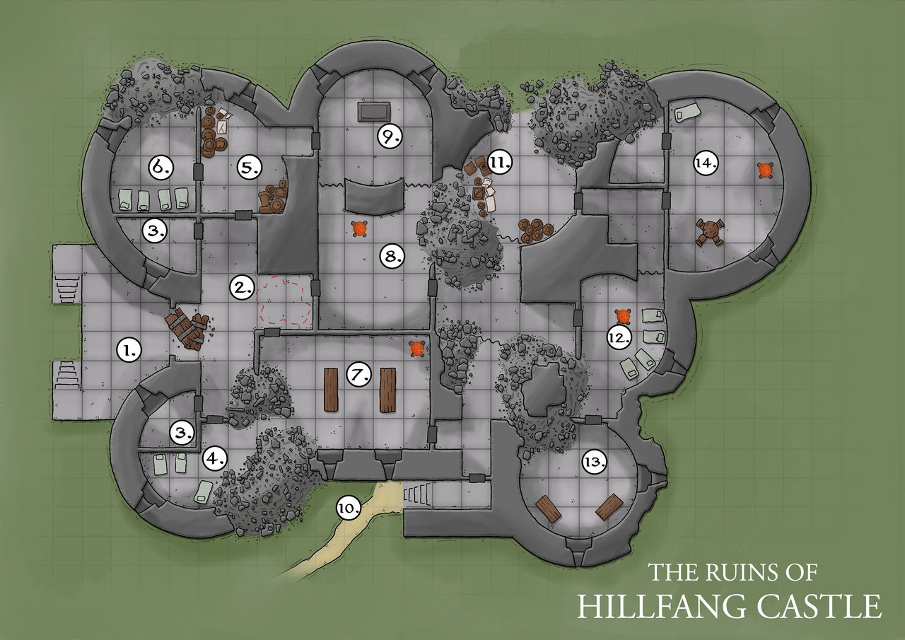 Forgim Castle - Hill Fortress Minecraft Map