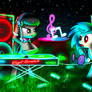 Vinyl Scratch and Octavia